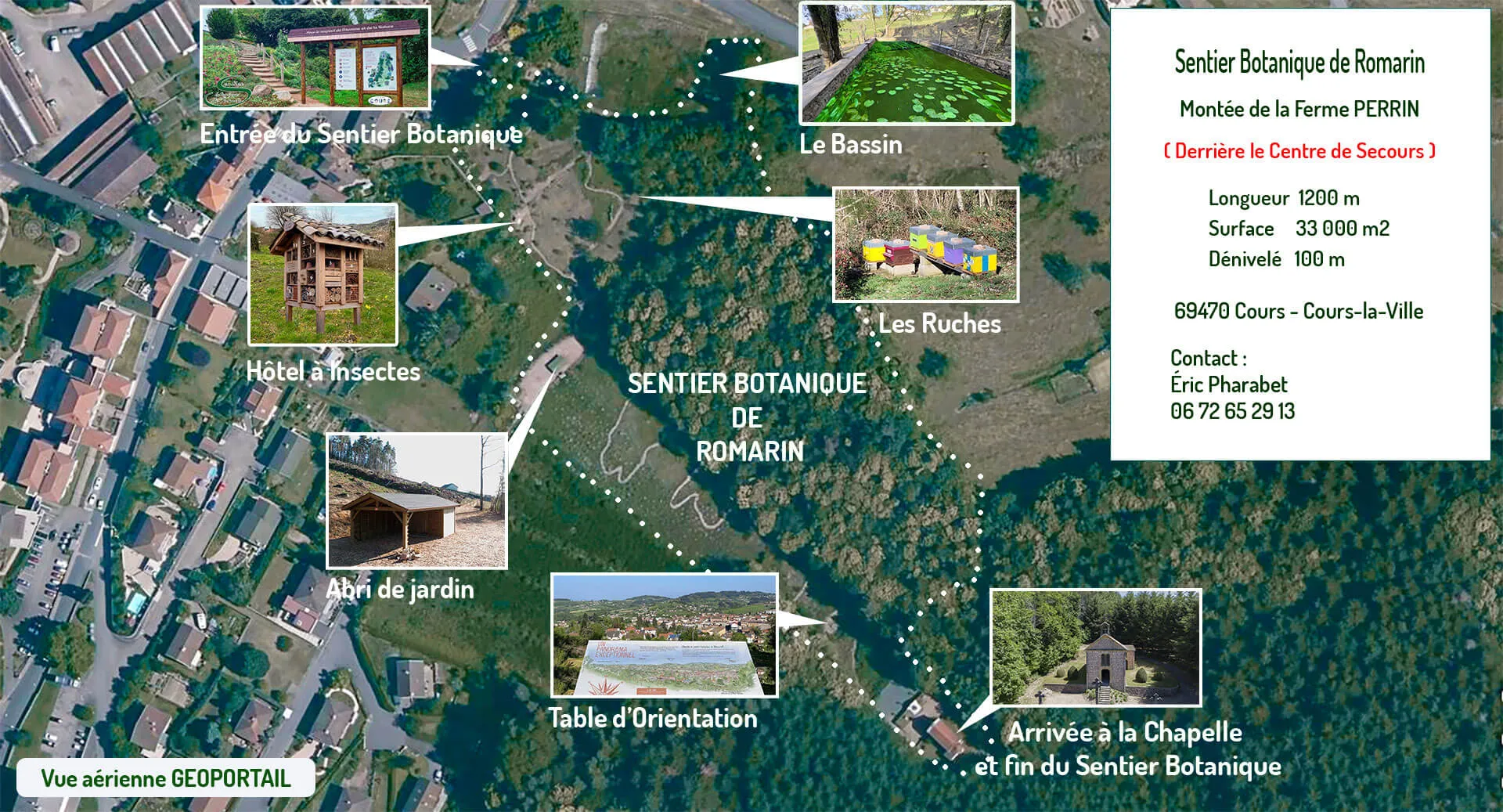 Plan Sentier Botanique de Romarin